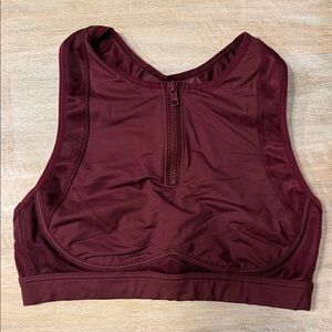 Fabletics Deep Red Sports Bra